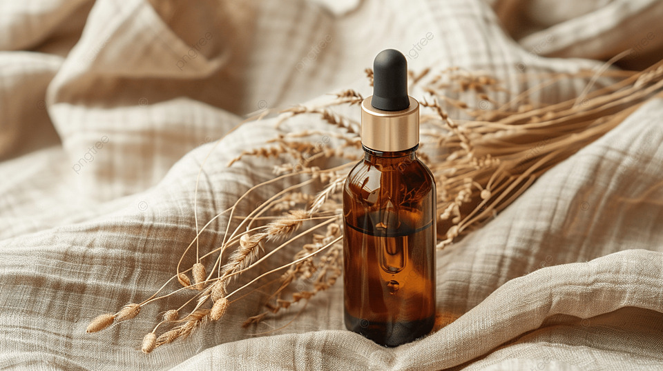 Vitamin C serum with radiant glowing skin